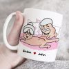 I Love You Then I Love You Still I Love To Touch Your Butt Personalized Funny Couple Mug, Gift For Couple