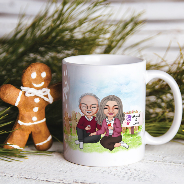 I Love You Through And Through Yesterday, To Day And Tomorrow- Personalized Coffee Mug -Gift For Couple- Couple Coffee Mug- 04dnhi291122hh