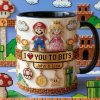 I Love You To Bits - Personalized Accent Mug - Gift For Couples, Movie Fans NL122