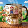 I Love You To Bits - Personalized Accent Mug - Gift For Couples, Movie Fans NL122