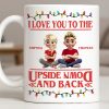 I Love You To The Moon And Back With Animated Characters - Personalized Custom Coffee Mug - CPL1032_MG