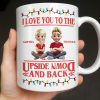 I Love You To The Moon And Back With Animated Characters - Personalized Custom Coffee Mug - CPL1032_MG