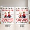 I Love You To The Moon And Back With Animated Characters - Personalized Custom Coffee Mug - CPL1032_MG