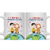 I Love You Wherever You Are Peanut - Personalized Coffee Mug - Gift For Couple, Husband Wife | CL43 NH96