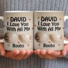 I Love You With All My Heart, Hearts Design - Personalized Custom Coffee Mug - CPL1354_MG