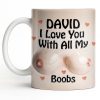 I Love You With All My Heart, Hearts Design - Personalized Custom Coffee Mug - CPL1354_MG