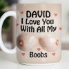 I Love You With All My Heart, Hearts Design - Personalized Custom Coffee Mug - CPL1354_MG