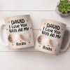 I Love You With All My Heart, Hearts Design - Personalized Custom Coffee Mug - CPL1354_MG