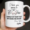 I Love You With All Of My Heart, Woman Figure and Heart Design - Personalized Custom Coffee Mug - CPL1287_MG