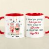 I Loved You Young, Couple Gift, Personalized Accent Mug, Old Couple Mug, Christmas Gift