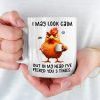 I May Look Calm - Friend Personalized Custom Mug - Christmas Gift For Best Friends, Sisters, Family Members, Coworkers