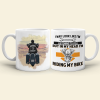 I May Look Like I'm Listening To You But In My Head I'm Riding My Bike, Biker White Mug