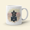I May Look Like I'm Listening To You But In My Head I'm Riding My Bike, Biker White Mug