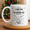 I Met You I Liked You I Love You I'm Keeping You with Hearts - Personalized Custom Coffee Mug - CPL1081_MG