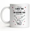 I Met You I Liked You I Love You I'm Keeping You with Hearts - Personalized Custom Coffee Mug - CPL1081_MG