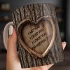 I Met You, I Liked You, I Loved You, I'm Keeping You, Tree Bark and Heart - Personalized Custom Coffee Mug - CPL1202_MG