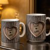 I Met You, I Liked You, I Loved You, I'm Keeping You, Tree Bark and Heart - Personalized Custom Coffee Mug - CPL1202_MG