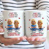 I Met You Liked You Love You Keeping You 3D Effect Couple - Personalized Mug