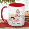 I Might Look Like I'm Listening To You, Gift For Couple, Personalized Mug, Funny Couple Coffee Mug, Couple Gift