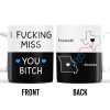 I Miss You So Much, Long-Distance Friendship Mug - Personalized Custom Coffee Mug - BST138_MG