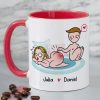 I Only Tolerate You Because Of Your Huge Butt Personalized Mug, Funny Gift For Couple
