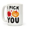 I Pick You Apple & Pumpkin Coffee Mug