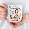 I Promise To Always Be By Your Side - Couple Personalized Custom Mug - Gift For Husband Wife, Anniversary