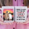 I Promise To Always Be By Your Side - Gift For Couples, Personalized Mug