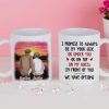 I Promise To Always Be By Your Side - Gift For Couples, Personalized Mug