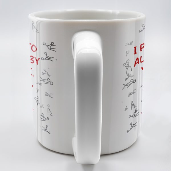 I Promise To Always Be By Your Side, Stick Figure Design - Personalized Custom Coffee Mug - CPL202_MG
