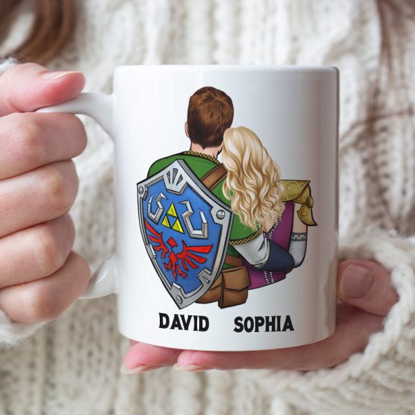 I Promise To Love You Even When We're Old-Personalized Coffee Mug-Gift For Couple- Couple Coffee Mug-01natn280623hh