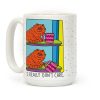 I Really Don't Care Cat Coffee Mug