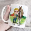 I Rode Well Actually I Fed And Brushed The Horses Mucked Stalls Swept The Aisle, You And Horses White Mug