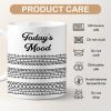 I Run On Caffeine And Creativity - Friend Mug - Gift For Best Friends, Sisters, Family Members, Coworkers