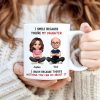 I Smile Because You Are My Daughter - Personalized Mug - Funny Christmas Gift from Dad to Daughter