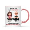I Smile Because You Are My Daughter - Personalized Mug - Funny Christmas Gift from Dad to Daughter