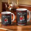 I Smile Because You Are My Daughter - Personalized White Edge-to-Edge Mug