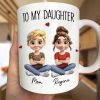 I Smile Because You Are My Daughter 3D Effect - Personalized Mug
