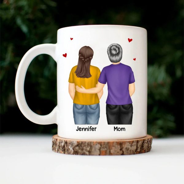 I Smile Because You Are My Daughter Son Backside - Personalized Mug
