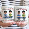 I Smile Because You Are My Sister Brother - Personalized Mug