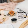 I Smile Because You Are My Stepmom Coffee Mug Funny Bonus Mom Gift from Stepdaughter Stepson Birthday Gift