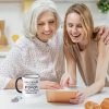 I Smile Because You Are My Stepmom Coffee Mug Funny Bonus Mom Gift from Stepdaughter Stepson Birthday Mother's Day Gift