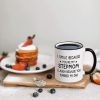 I Smile Because You Are My Stepmom Coffee Mug Funny Bonus Mom Gift from Stepdaughter Stepson Birthday Mother's Day Gift