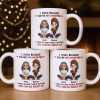 I Smile Because You're My Daughter, Cartoon Figures and Christmas Sweaters - Personalized Custom Coffee Mug - FAM770_MG