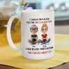 I Smile Because You're My Daughter, My Son - Personalized White Mug - Gift For Family | GR25 HH01