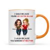 I Smile Because You're My Sister-In-Law Laugh Because You Married My Brother - Personalized Mug - Funny Gift For Sister-in-law