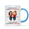 I Smile Because You're My Sister-In-Law Laugh Because You Married My Brother - Personalized Mug - Funny Gift For Sister-in-law