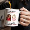I Smile Because You're My Sister-In-Law, Two Women With Wine Glasses - Personalized Custom Coffee Mug - FAM771_MG