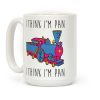 I Think I'm Pan Little Engine Coffee Mug