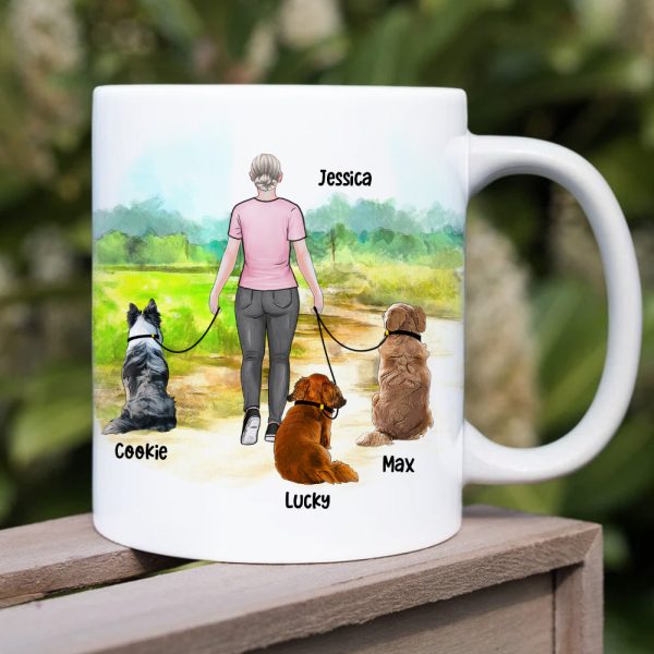 I Thought I Retired, Personalized Mug, Gift For Dog Lover